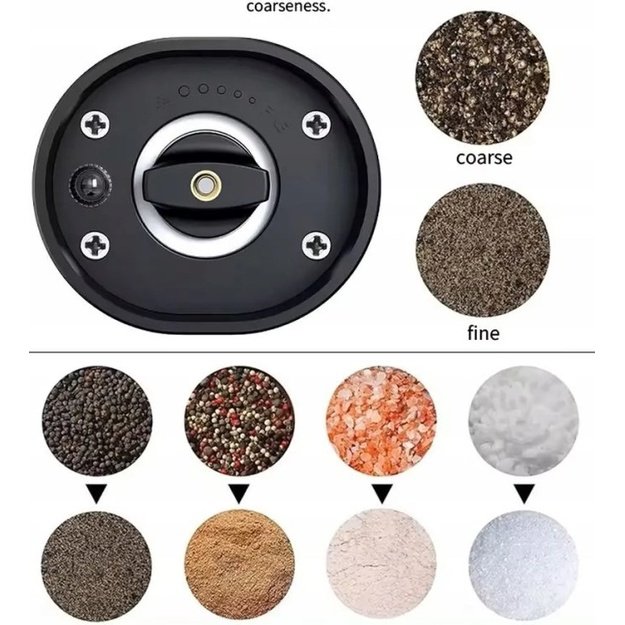 PROMIS Set of pepper and salt mills with stand MP35X2