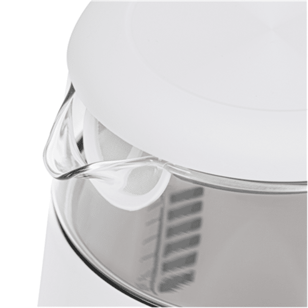 Adler Kettle with LED Display | AD 1305 | Electric | 2200 W | 1.7 L | Plastic | 360&deg; rotational base | White/Gold