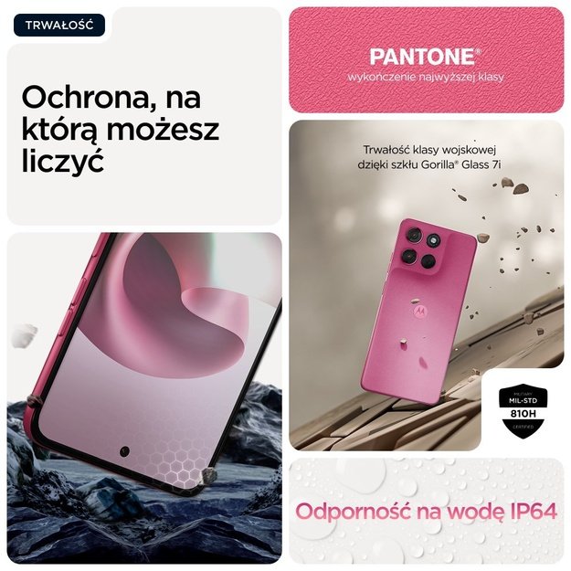 Motorola moto g57 power 17.1 cm (6.72 ) Dual SIM Android 16.0 5G USB Type-C 12 GB 256 GB 7000 mAh Pink