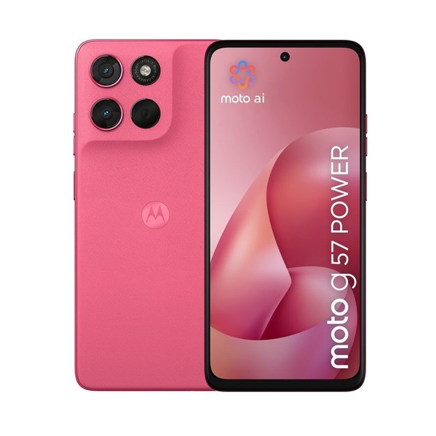 Motorola moto g57 power 17.1 cm (6.72 ) Dual SIM Android 16.0 5G USB Type-C 12 GB 256 GB 7000 mAh Pink