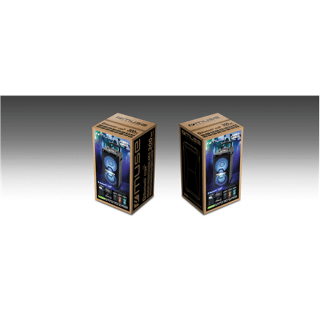 Muse | Party Box Speaker | M-1920DJ | 300 W | Bluetooth | Wireless connection | Portable | Black