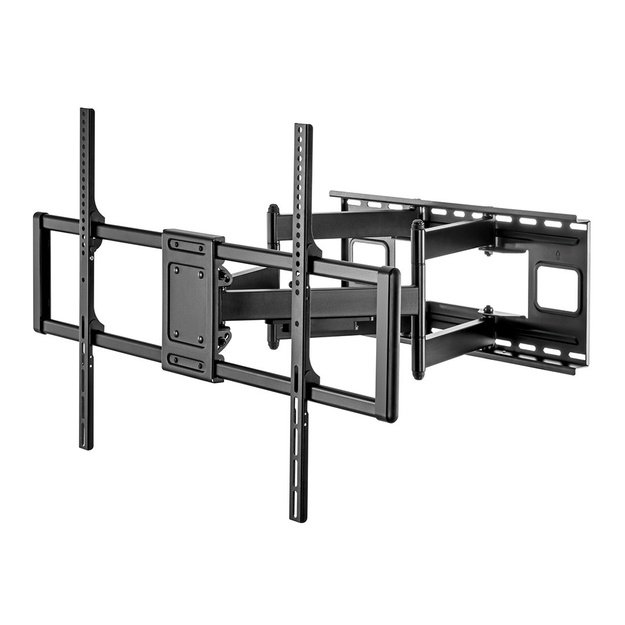 Maclean MC-482 TV Wall Mount Bracket for 60-120  Flat & Curved TVs up to 120kg Max. VESA 900x600 Swivel, Tilt and Rotate,