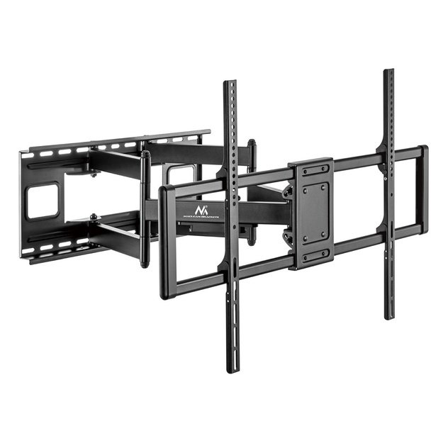 Maclean MC-482 TV Wall Mount Bracket for 60-120  Flat & Curved TVs up to 120kg Max. VESA 900x600 Swivel, Tilt and Rotate,