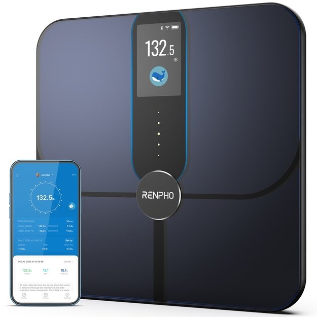 RENPHO Scale Smart Body Analysis Elis Nova black PEU-R-A031 PEURA031 (PEU-R-A031)
