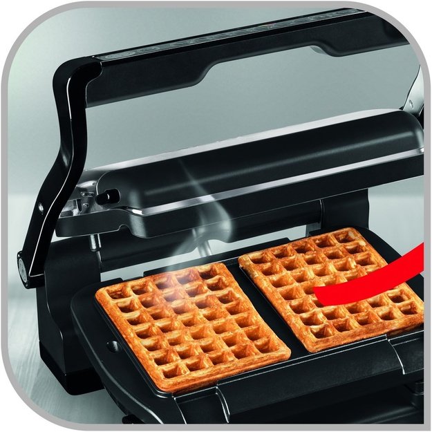 TEFAL | XA724810 | Waffle Plates | Black