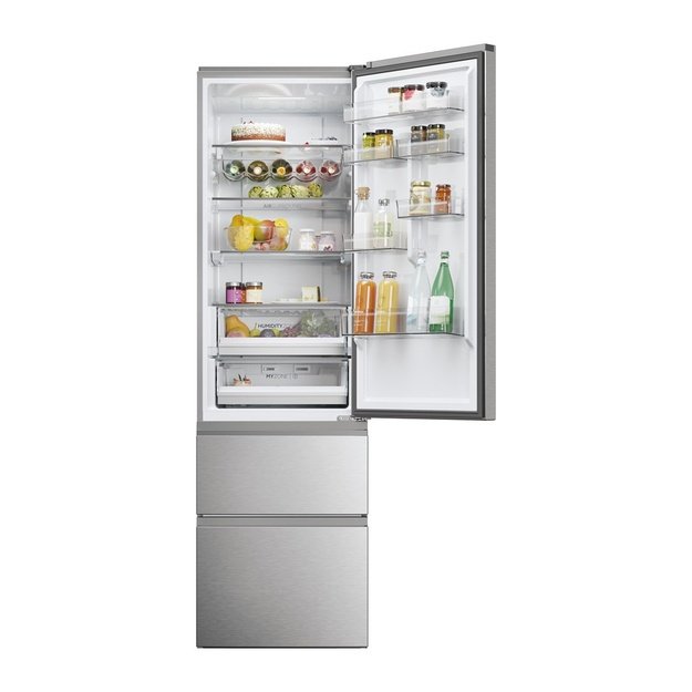 Haier 3D 60 Serie 5 HTW5620DNMG Freestanding 414 L D Silver