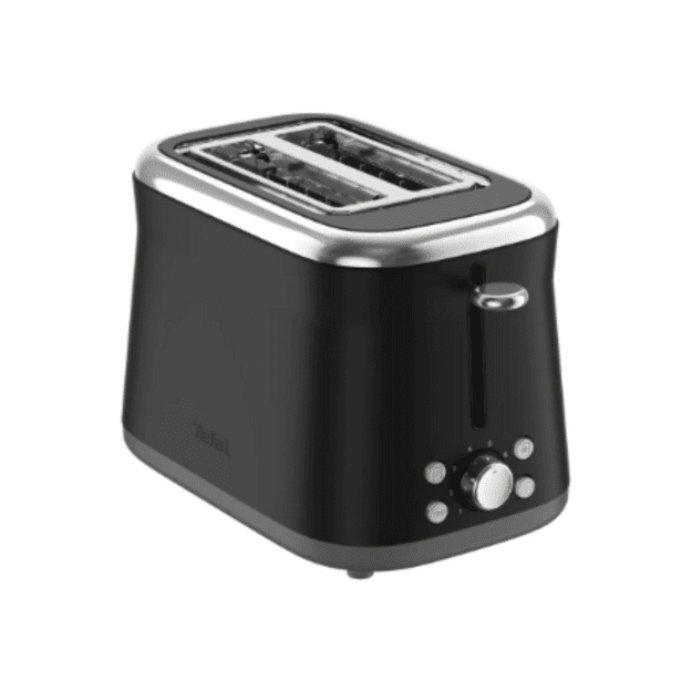 TEFAL Toaster | TT7208E0 Collection Retro | Power 850 W | Number of slots 2 | Housing material Stainless steel | Black