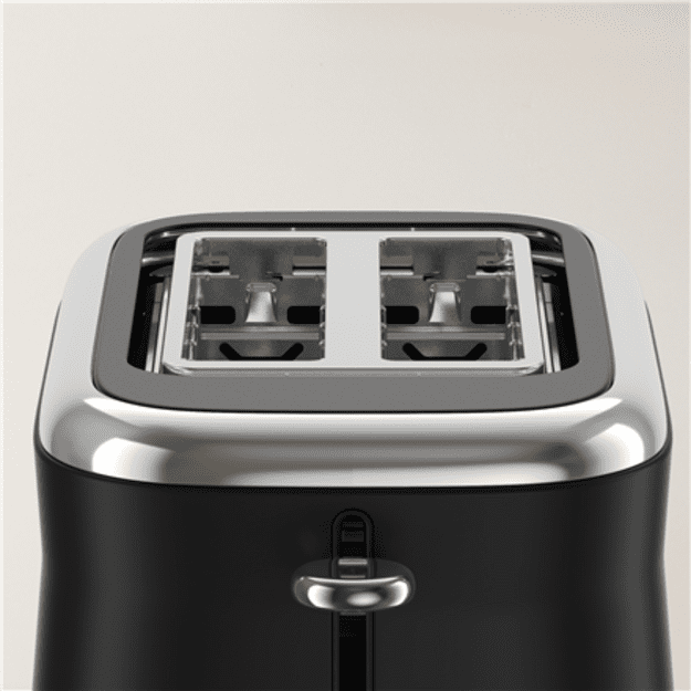 TEFAL Toaster | TT7208E0 Collection Retro | Power 850 W | Number of slots 2 | Housing material Stainless steel | Black