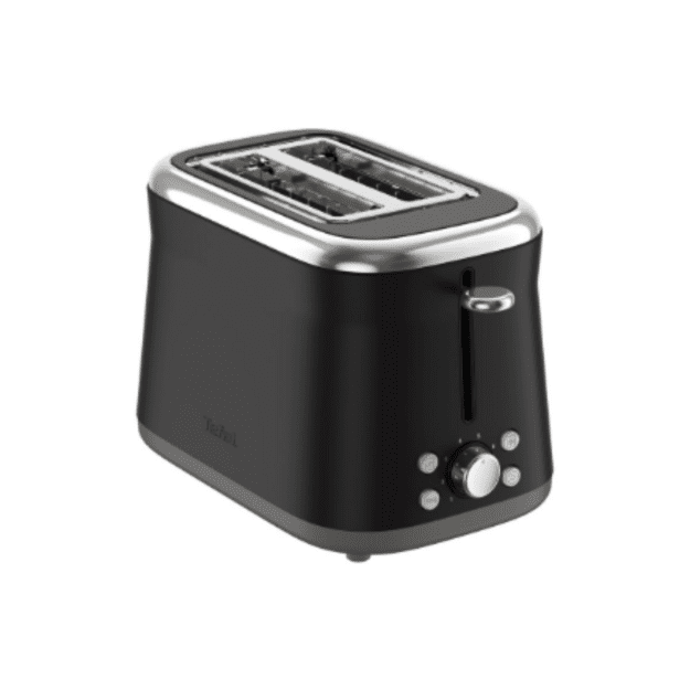 TEFAL Toaster | TT7208E0 Collection Retro | Power 850 W | Number of slots 2 | Housing material Stainless steel | Black