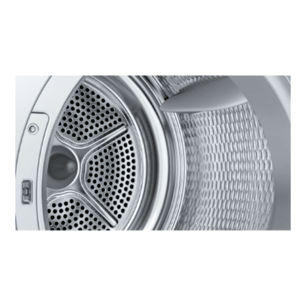 Bosch Dryer Machine | WQG2420PSN | Energy efficiency class A++ | Front loading | 9 kg | Heat pump | LED | Depth 61.3 cm | White