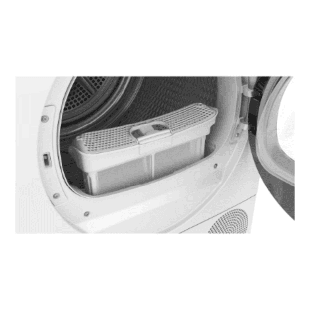 Bosch Dryer Machine | WQG2420PSN | Energy efficiency class A++ | Front loading | 9 kg | Heat pump | LED | Depth 61.3 cm | White