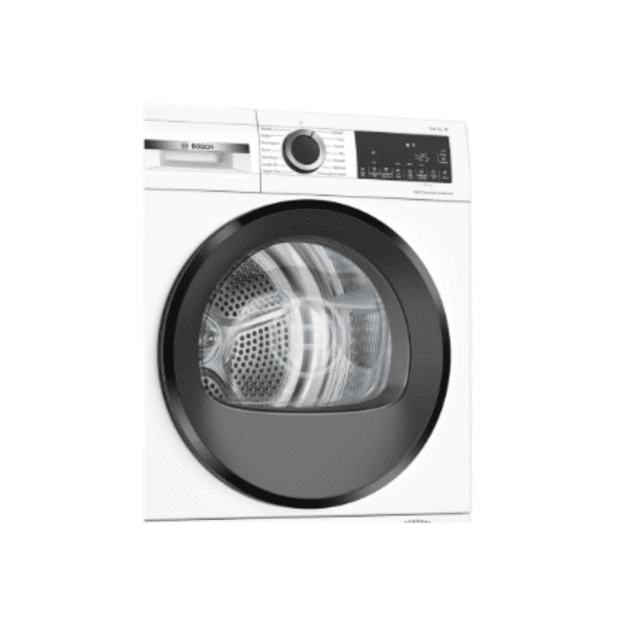 Bosch Dryer Machine | WQG2420PSN | Energy efficiency class A++ | Front loading | 9 kg | Heat pump | LED | Depth 61.3 cm | White