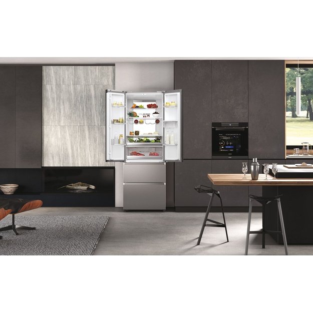 Haier HFW7720EWMP Freestanding 477 L Grey