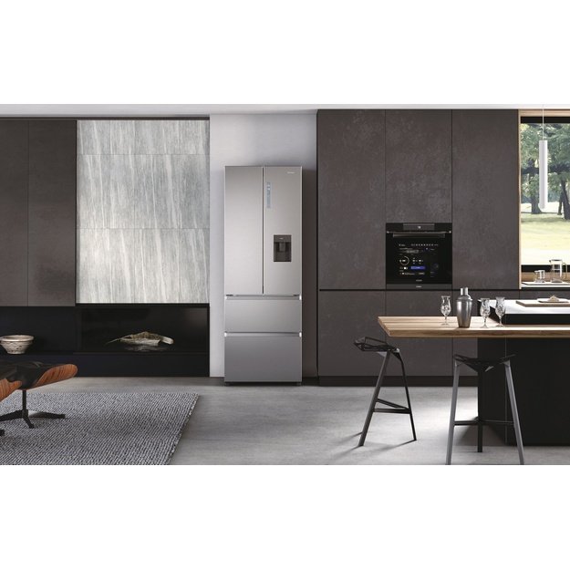 Haier HFW7720EWMP Freestanding 477 L Grey