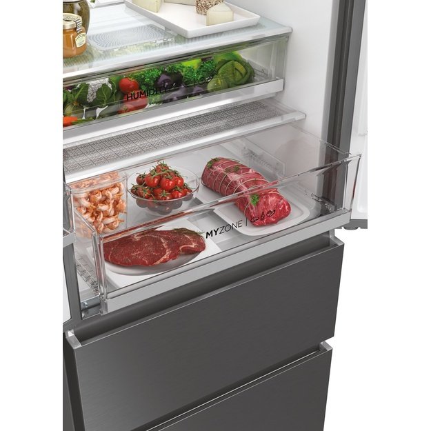 Haier HFW7720EWMP Freestanding 477 L Grey
