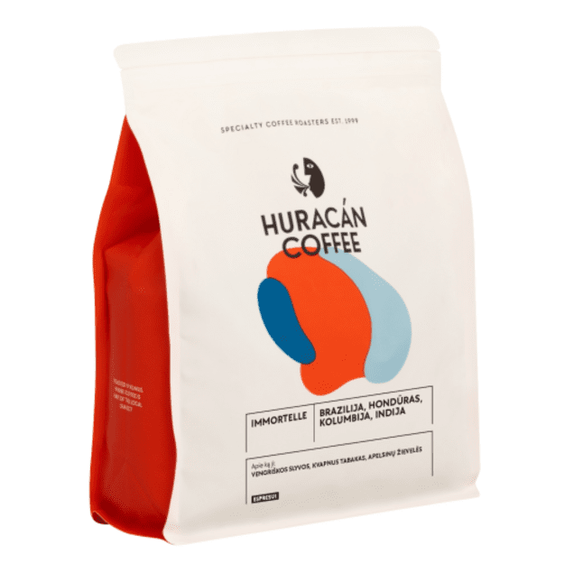 Kavos pupelės Huracan Coffee IMMORTELLE, 1 kg
