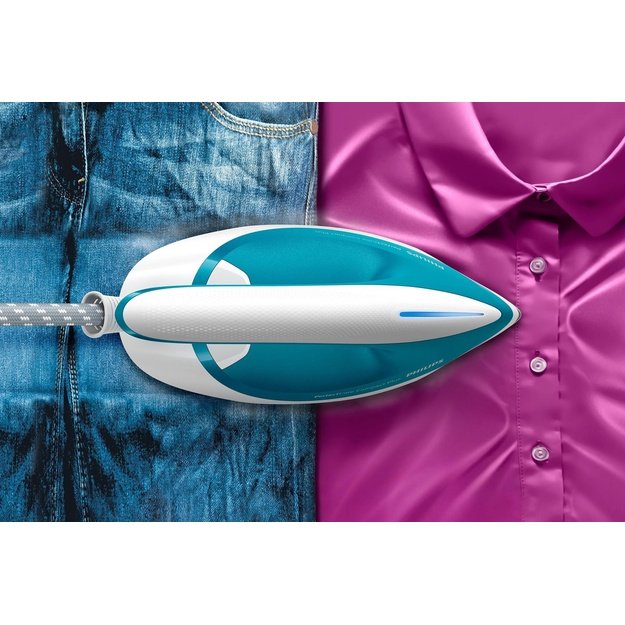Philips GC7920/20 iron Steam iron SteamGlide soleplate Aqua colour 2400 W