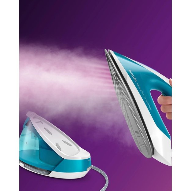Philips GC7920/20 iron Steam iron SteamGlide soleplate Aqua colour 2400 W