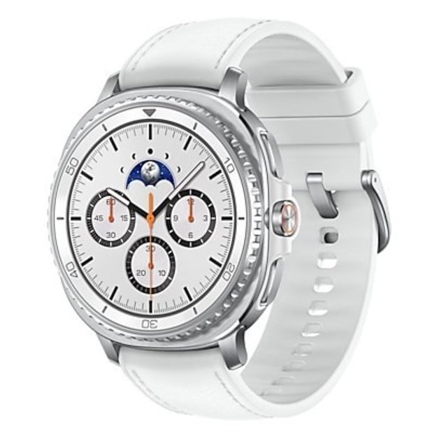 Samsung Galaxy Watch 8 Classic 3.3 cm (1.3 ) AMOLED 46 mm Digital 438 x 438 pixels Touchscreen Silver Wi-Fi GPS (satellite)