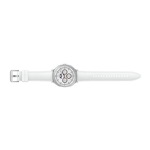 Samsung Galaxy Watch 8 Classic 3.3 cm (1.3 ) AMOLED 46 mm Digital 438 x 438 pixels Touchscreen Silver Wi-Fi GPS (satellite)