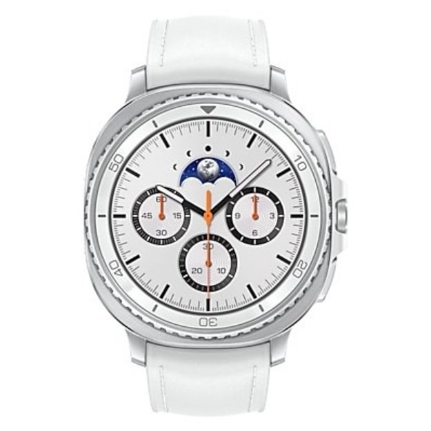 Samsung Galaxy Watch 8 Classic 3.3 cm (1.3 ) AMOLED 46 mm Digital 438 x 438 pixels Touchscreen Silver Wi-Fi GPS (satellite)