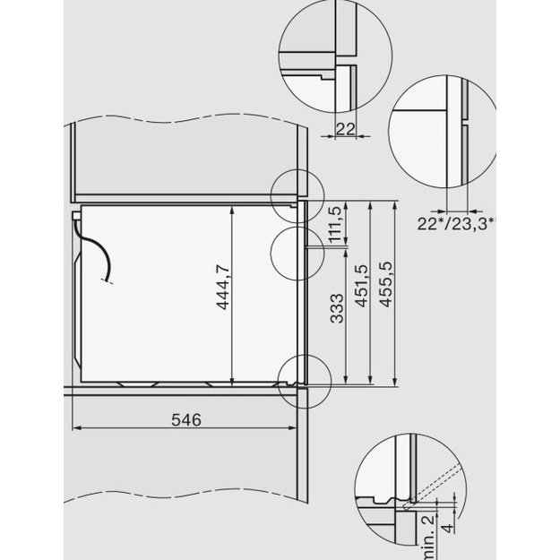 Kompakti&scaron;ka orkaitė su mikrobangų funkcija Miele H 7440 BMX, juoda