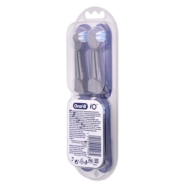 Oral-B Toothbrush replacement iO Gentle Care Heads For adults Number of brush heads included 4 Number of teeth brushing modes