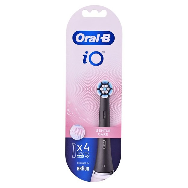 Oral-B Toothbrush replacement iO Gentle Care Heads For adults Number of brush heads included 4 Number of teeth brushing modes