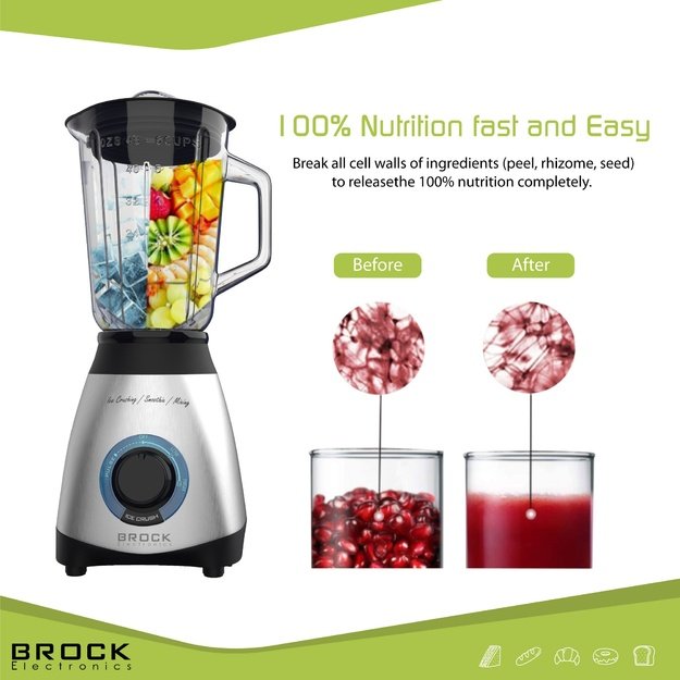 Brock BL 1502 SS Hand Mixer 500W, White