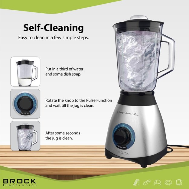 Brock BL 1502 SS Hand Mixer 500W, White
