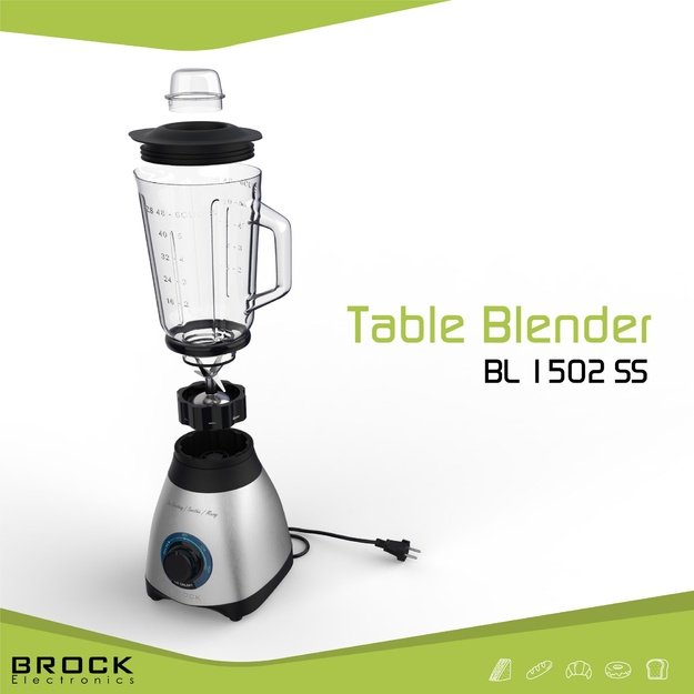Brock BL 1502 SS Hand Mixer 500W, White