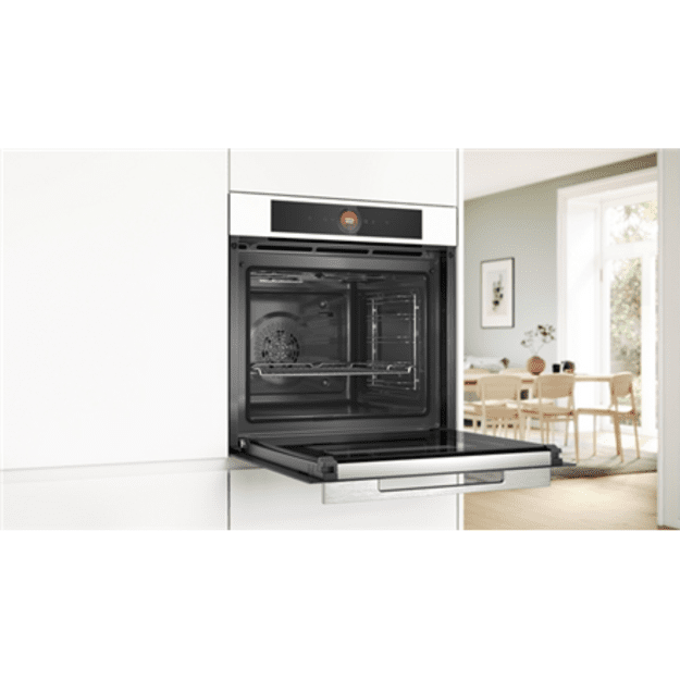 Bosch | Oven | HBG7721W1S | 71 L | Electric | Pyrolysis | Touch control | Convection | Height 59.5 cm | Width 59.4 cm | White