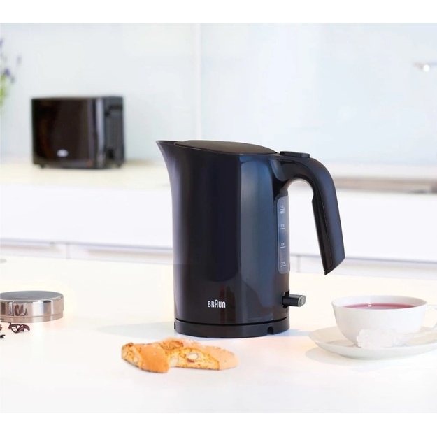 Braun PurEase WK 3000 BK electric kettle 1 L 2200 W Black