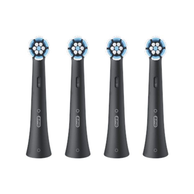 Oral-B | Replaceable toothbrush heads | iO GentleCare | Heads | For adults | Number of brush heads included 4 | Black