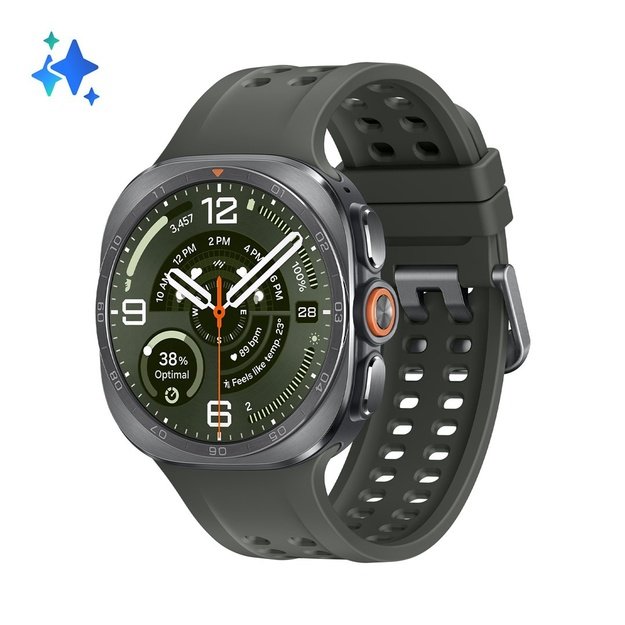 Samsung Galaxy Watch Ultra2 3.81 cm (1.5 ) AMOLED 47 mm Digital 498 x 498 pixels Touchscreen 4G Silver Wi-Fi GPS (satellite)