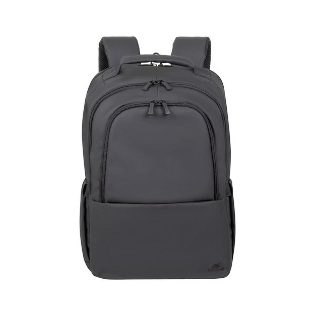 RIVACASE 8435 backpack for laptop 17.3  Tegel ECO, black, waterproof material, eco rPet, pockets for smartphone, documents,
