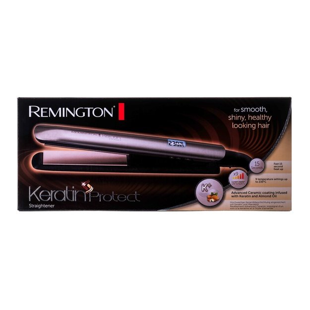 Remington | Keratin Protect Hair Straightener | S8540 | Ceramic heating system | Display LCD | Temperature (max) 230 &deg;C | Bronz