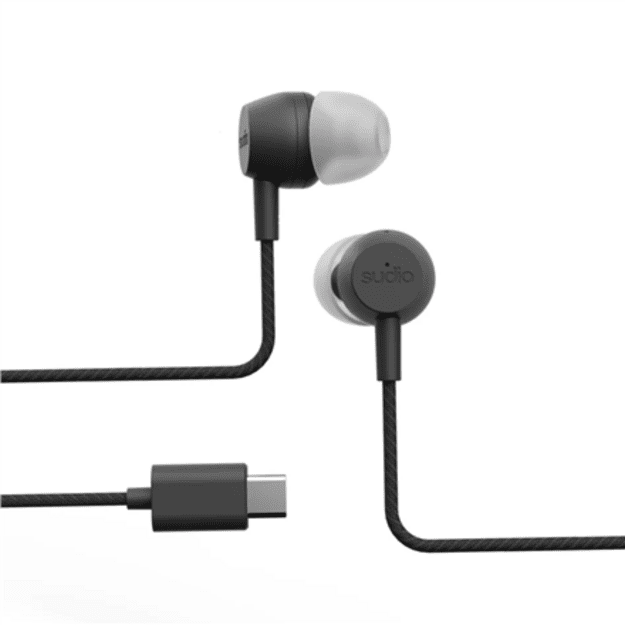 Sudio V3 Pro Wired Earbuds, Onyx Black