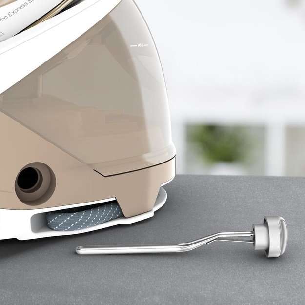 Tefal Pro Express Eco GV9E22E0 steam ironing station 2200 W 1.8 L Durilium AirGlide Autoclean soleplate Beige, White