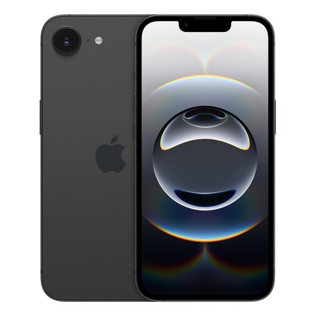 Apple iPhone 16e 15.5 cm (6.1 ) Dual SIM iOS 18 5G USB Type-C 128 GB Black