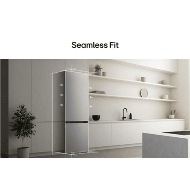 LG Refrigerator | GBBSJ1CCPY | Energy efficiency class C | Free standing | Combi | Height 186 cm | Fridge net capacity 220 L | F