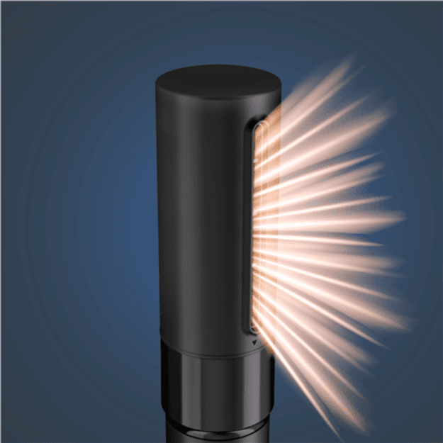 Rowenta Hair brush | Air Shape UB9820E0 | Ion conditioning | Number of heating levels 3 | 1300 W | Black