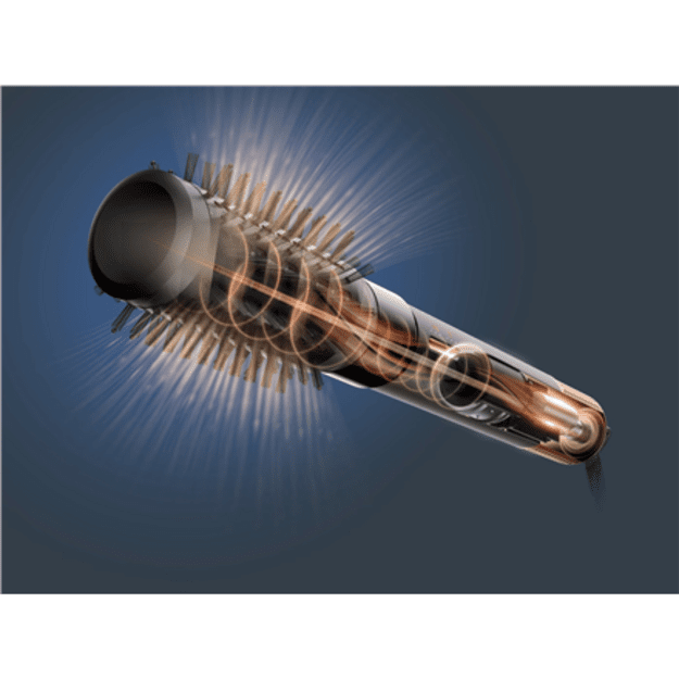Rowenta Hair brush | Air Shape UB9820E0 | Ion conditioning | Number of heating levels 3 | 1300 W | Black