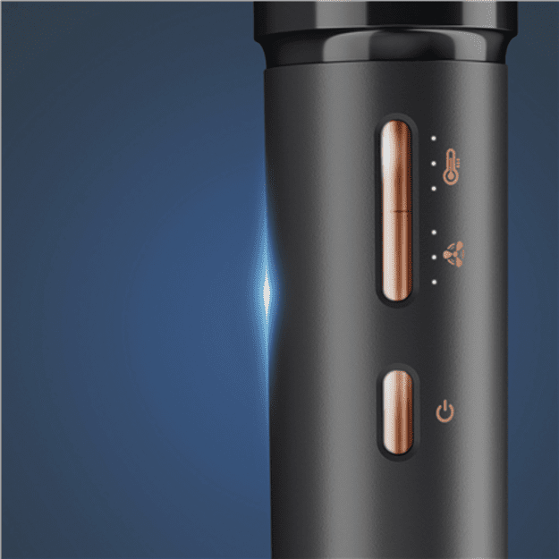 Rowenta Hair brush | Air Shape UB9820E0 | Ion conditioning | Number of heating levels 3 | 1300 W | Black