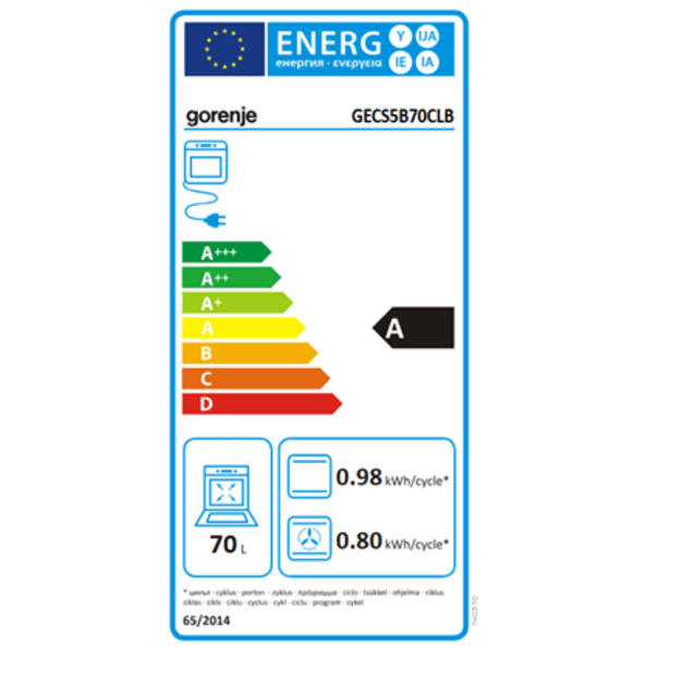 GORENJE KITCHEN GECS5B70CLB