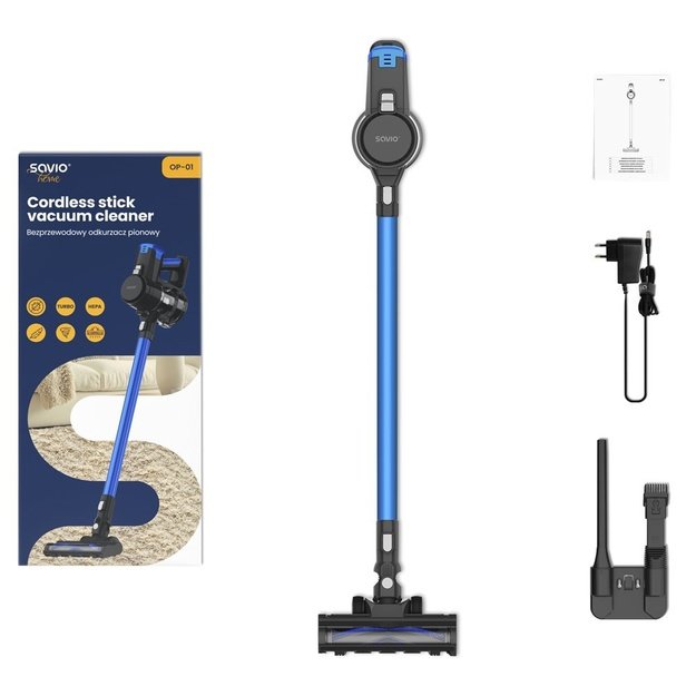 SAVIO OP-01 cordless stick vacuum cleaner