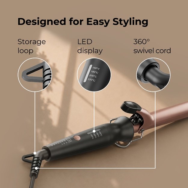 Ray Battler RB 6568 Curling Iron 19mm Diameter