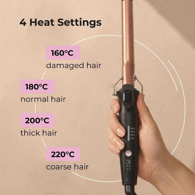 Ray Battler RB 6568 Curling Iron 19mm Diameter
