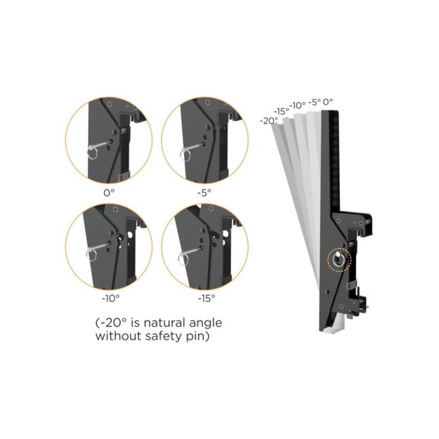 Equip 45 -50  Triple Screen Ceiling Mount