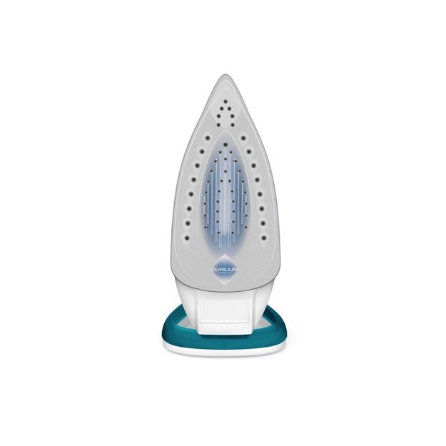 Tefal EasyGliss Plus FV5718 iron Dry & Steam iron Durilium soleplate 2400 W Turquoise, White